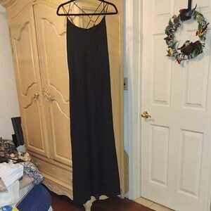 Onyx Nite Elegant Black Glitter Dress